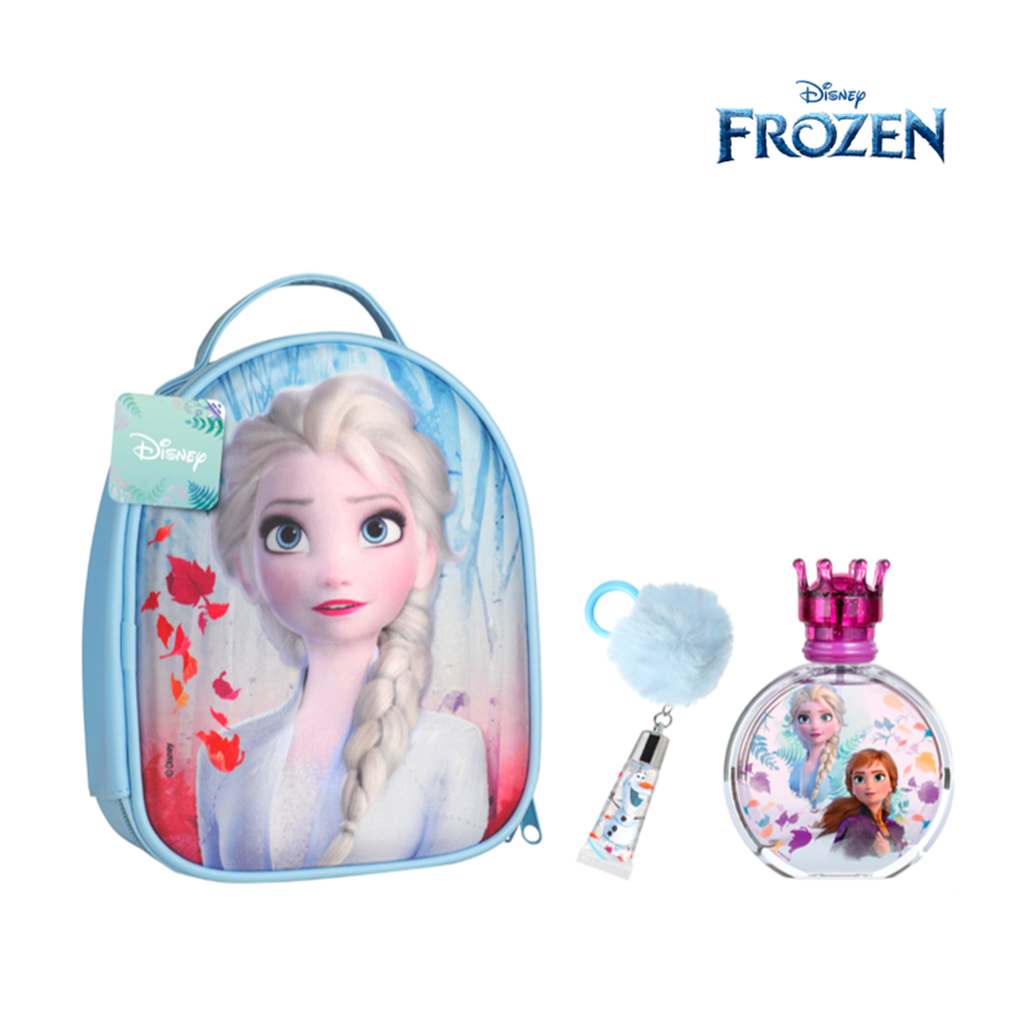 Frozen – Mochila 3D com Perfume e Lip Gloss