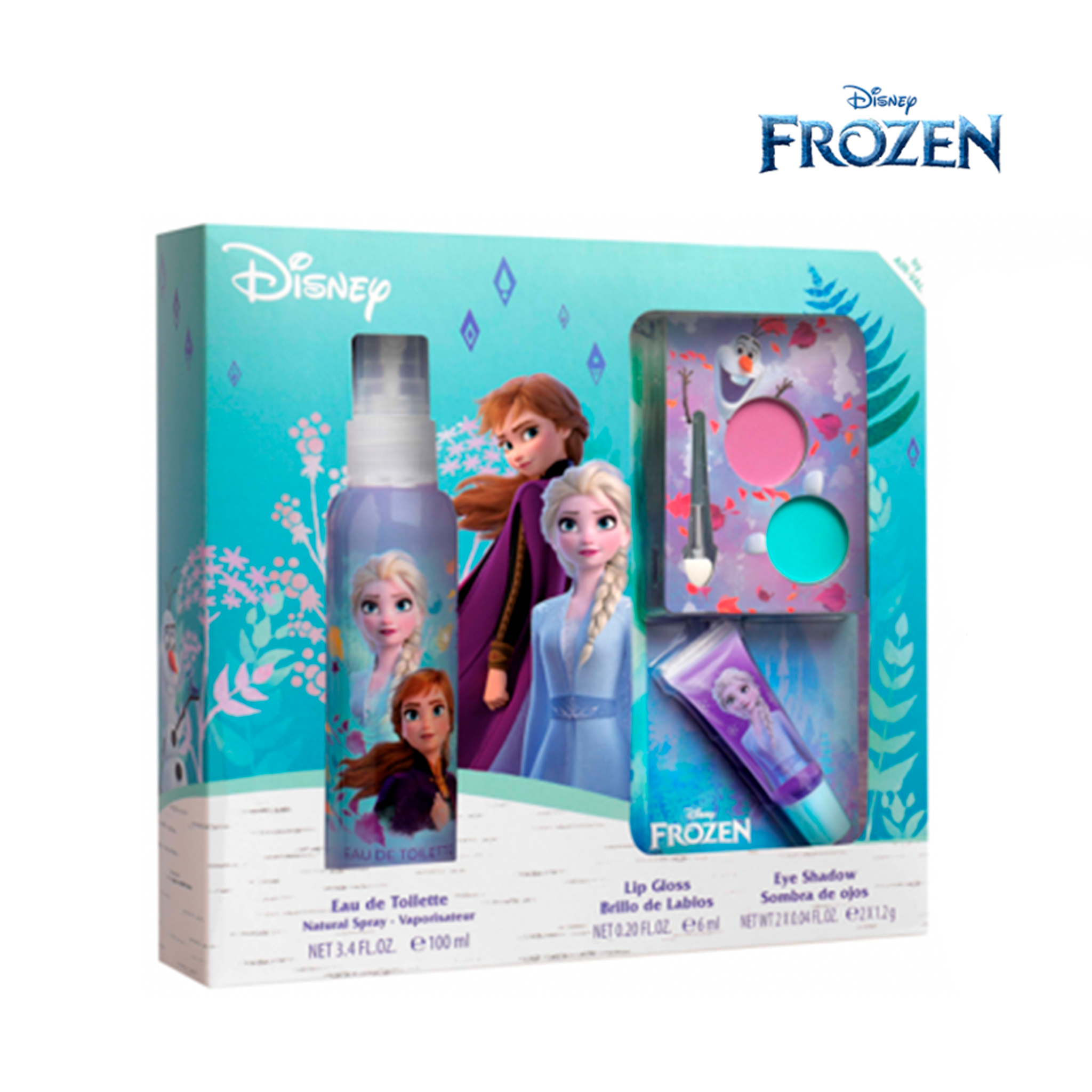 Frozen - Gift Set - Body spray + Lip Gloss + Eye Shadows