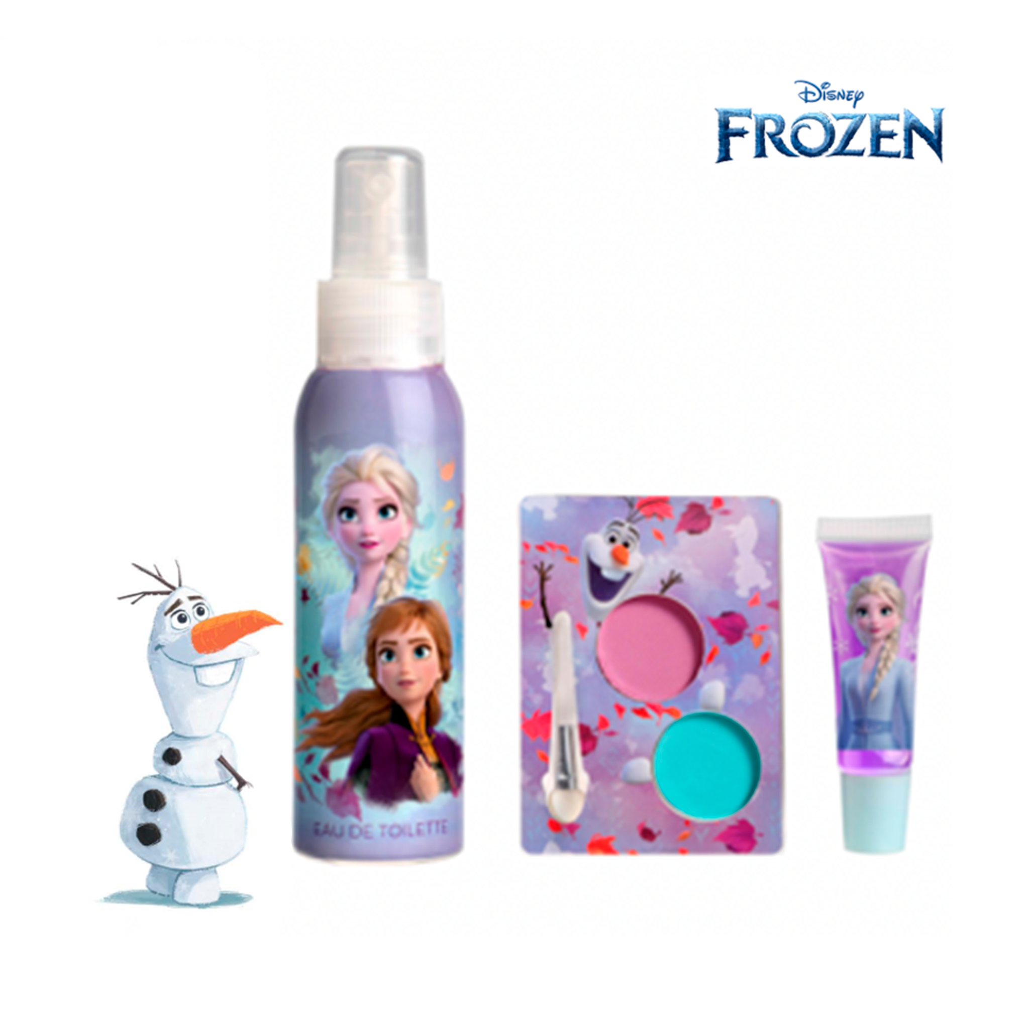 Frozen - Gift Set - Body spray + Lip Gloss + Eye Shadows