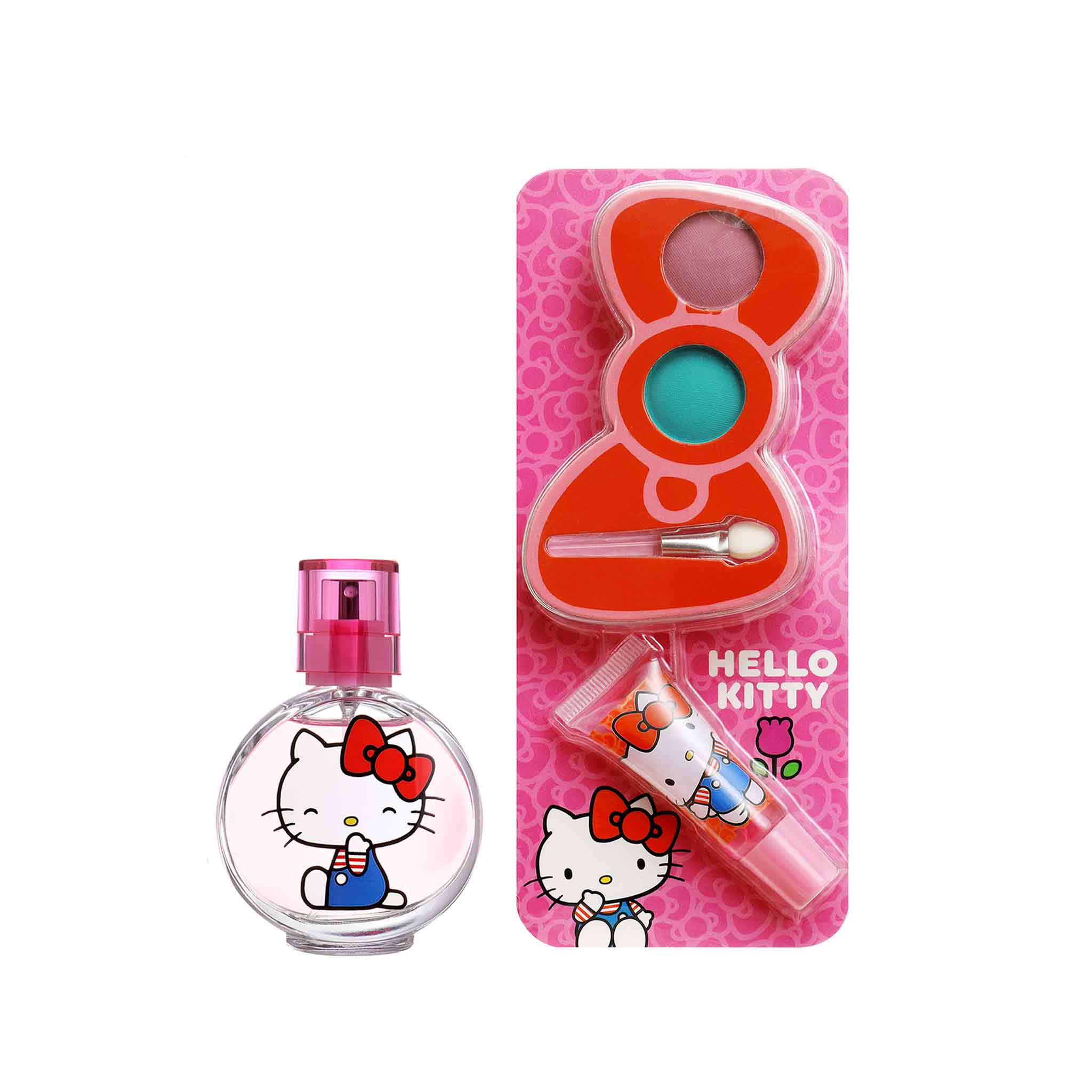 Hello Kitty Coffret – Eau de Toilette 30 ml + Sombras de Olhos + Brilho de Lábios