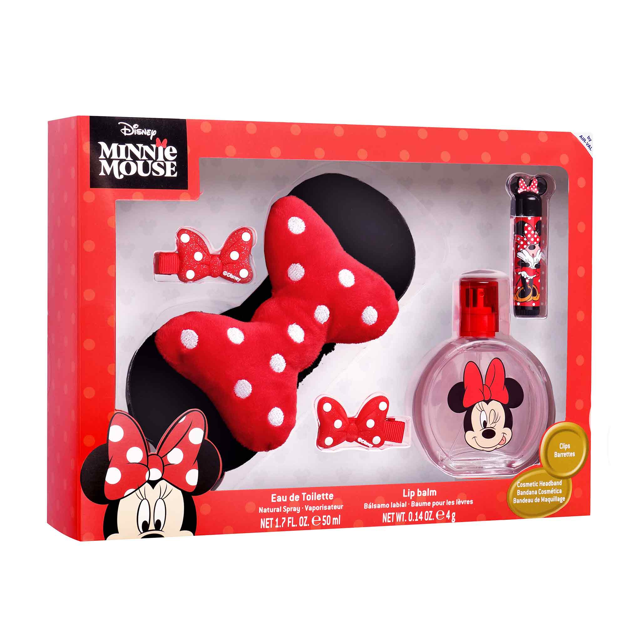 Minnie Gift Set – Eau de Toilette 50 ml + Bálsamo Labial + Acessórios