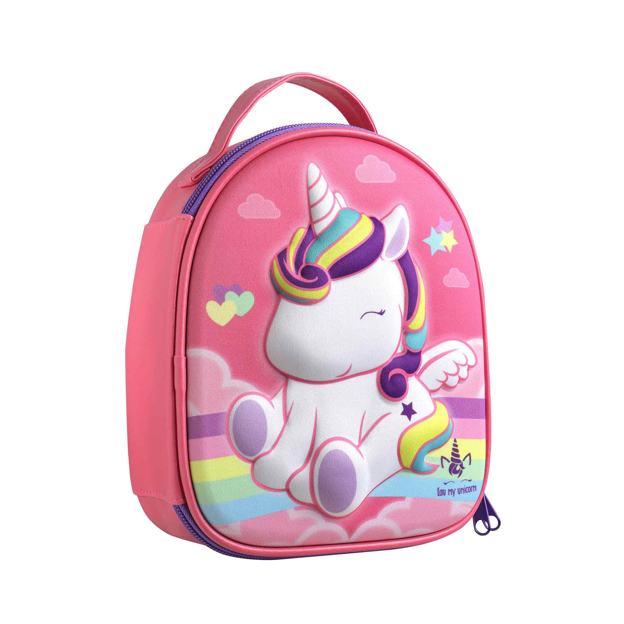 Eau My Unicorn Mochila 3D – Eau de Toilette 100 ml + Brilho de Lábios com Pompom