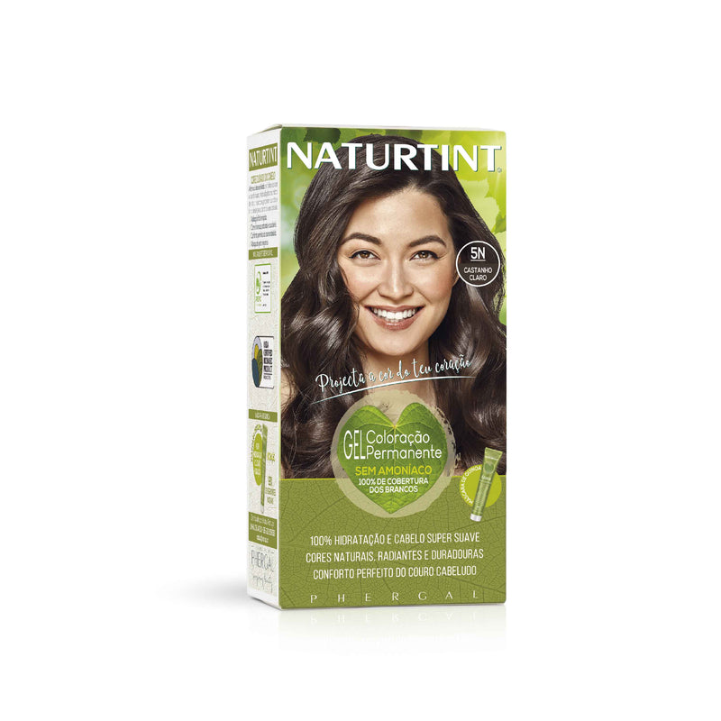Coloração Permanente Naturtint para Cabelo 5N Castanho Claro