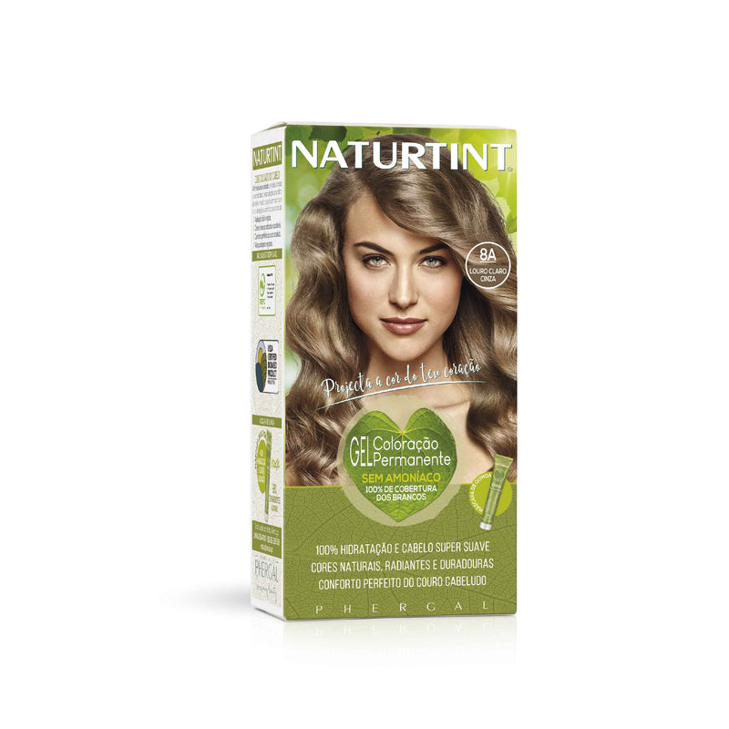 Coloração Permanente Naturtint para Cabelo 8A Louro Cinza