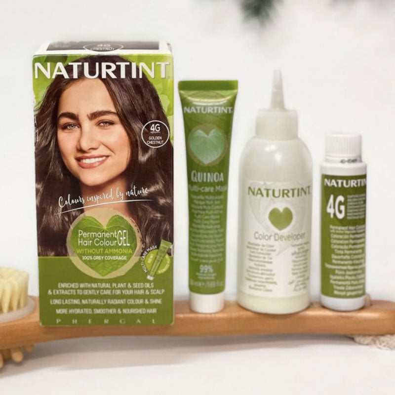 Coloração Permanente Naturtint para Cabelo 4G Castanho Dourado