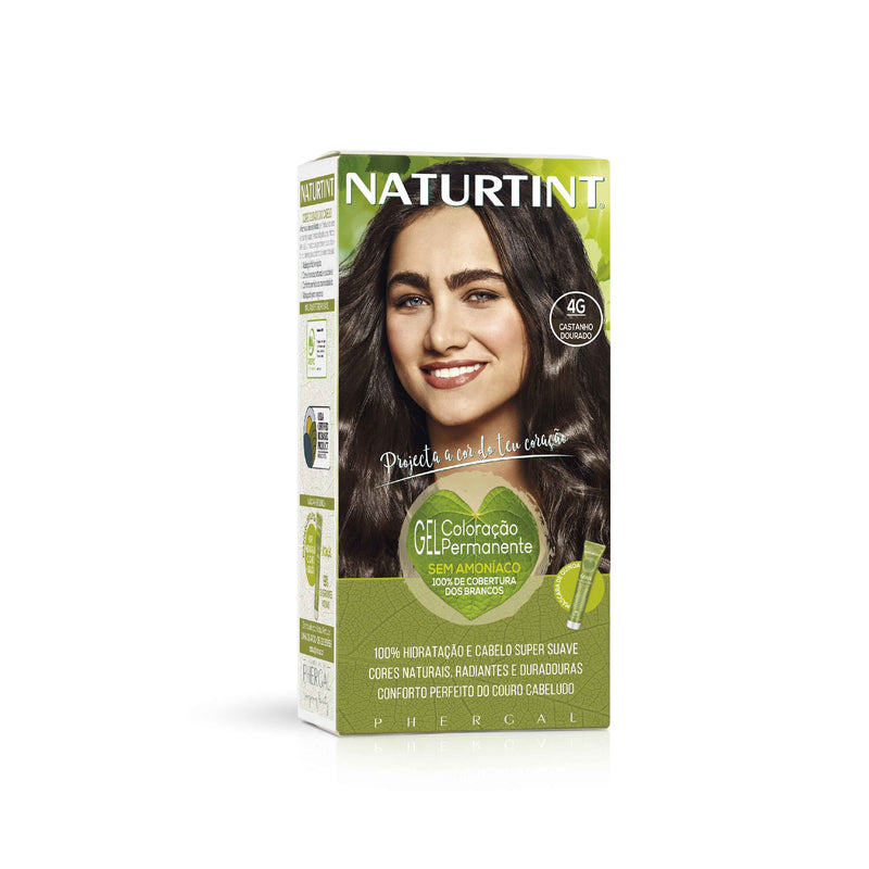 Coloração Permanente Naturtint para Cabelo 4G Castanho Dourado