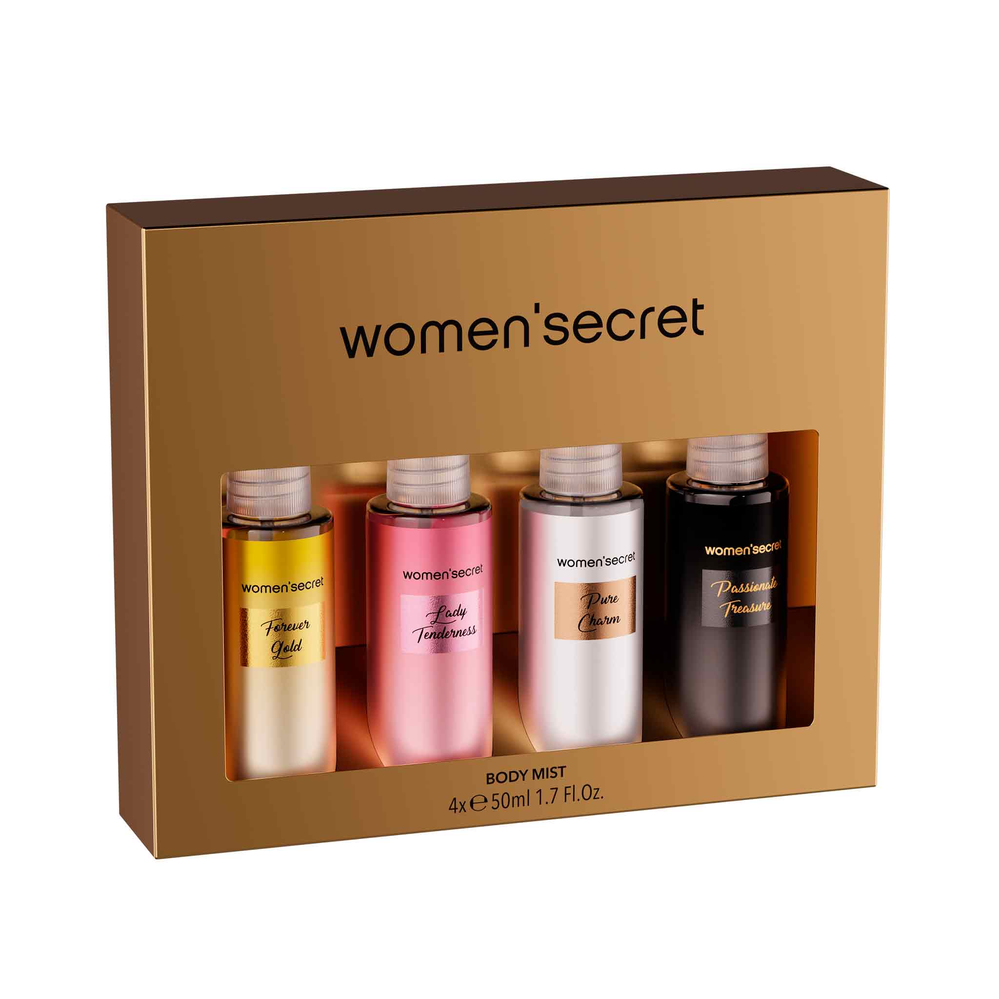 Women’secret Coffret Discovery Body Mist Collection (4x50 ml)