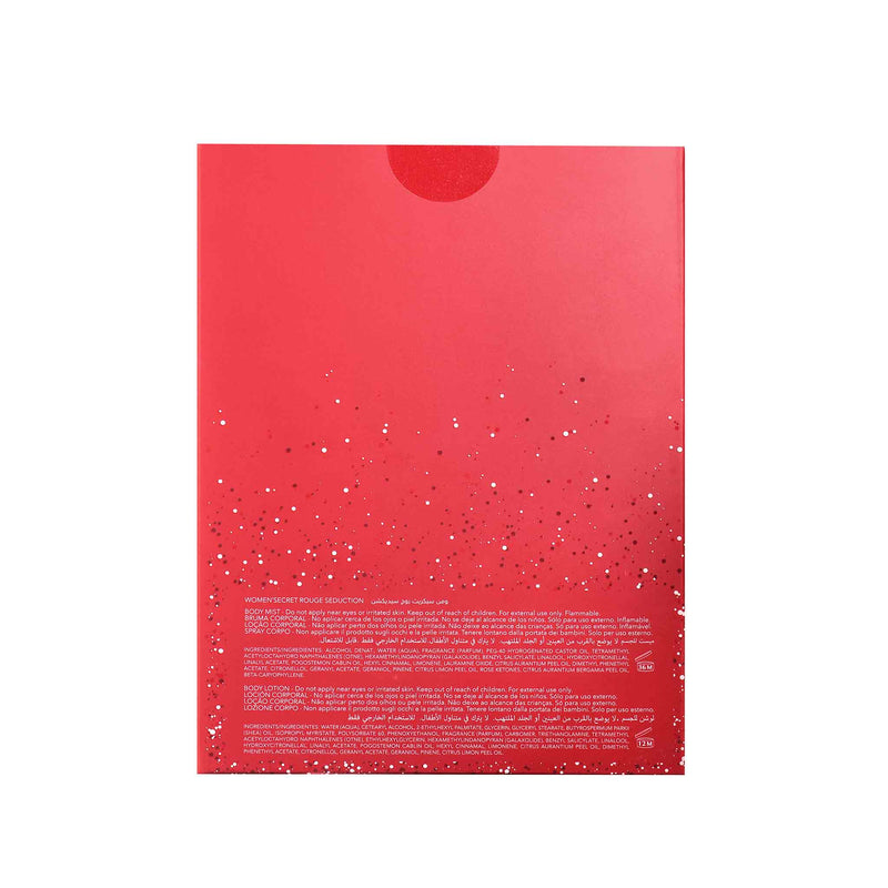 Women’secret Rouge Seduction Coffret – Body Mist 85 ml + Body Lotion 90 ml