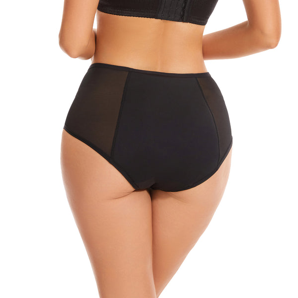 Cuecas Menstruais - Cintura Alta - Preto - Tamanho S (36-38) Feel Natural