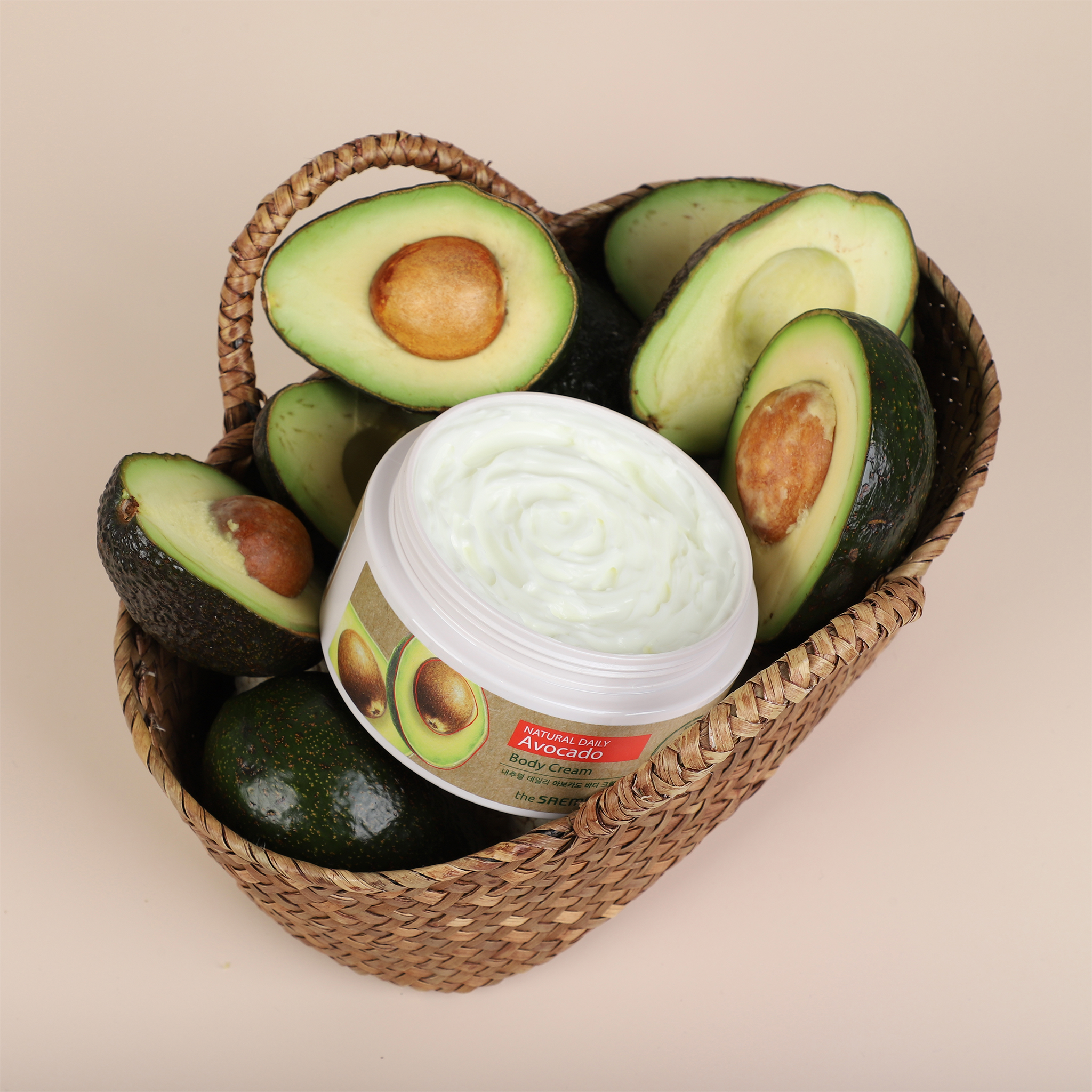 Creme Corporal THE SAEM Natural Daily Avocado 300ml