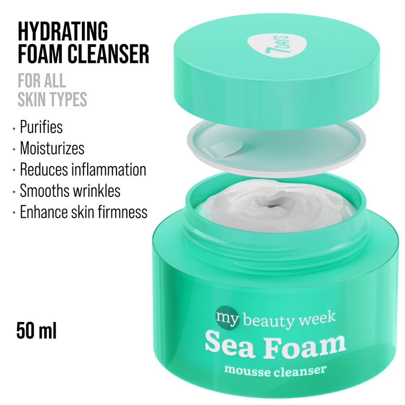 Mousse de Limpeza Facial SEA FOAM 7DAYS 50ml