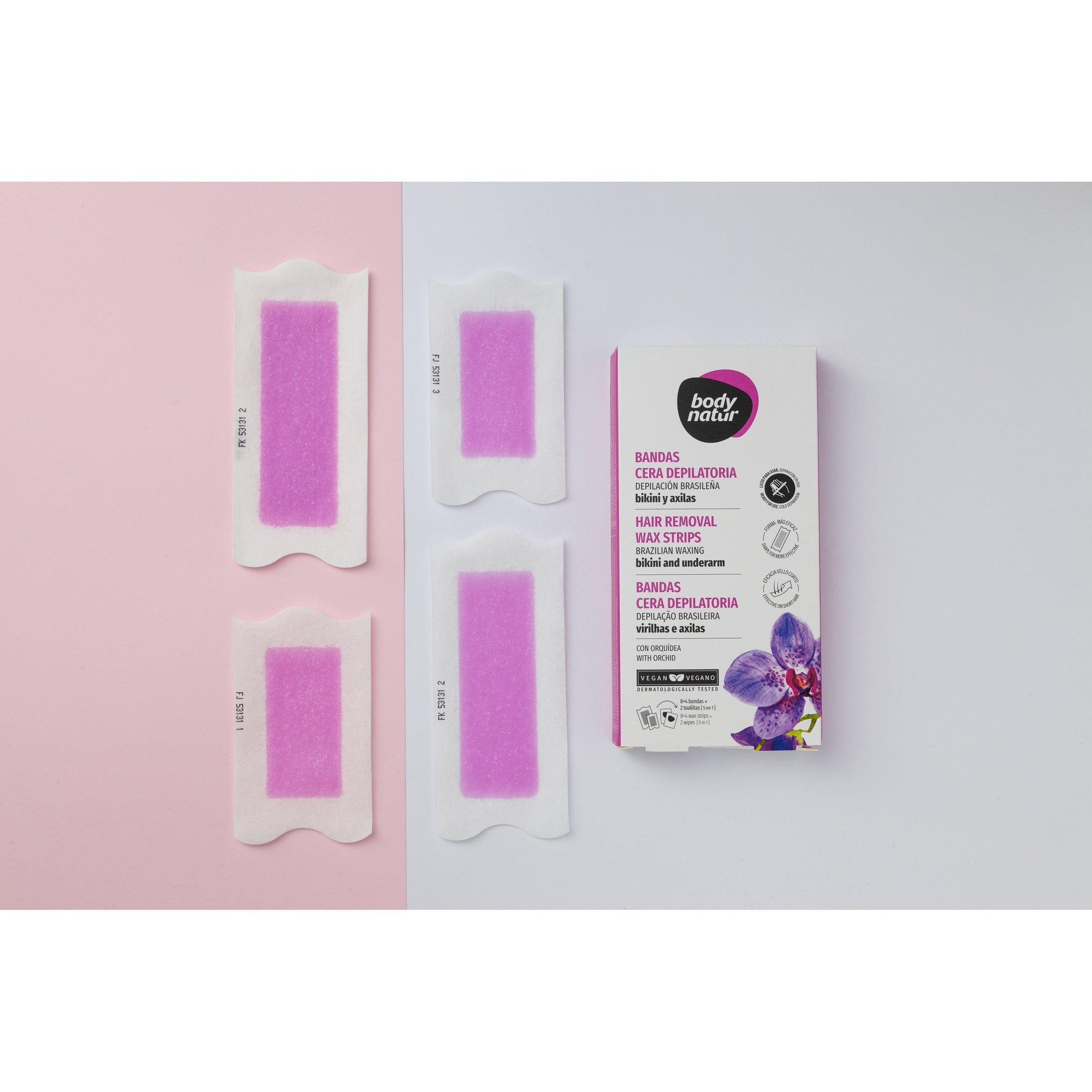 Bandas Cera Body Natur Bikini e Axilas 12Un