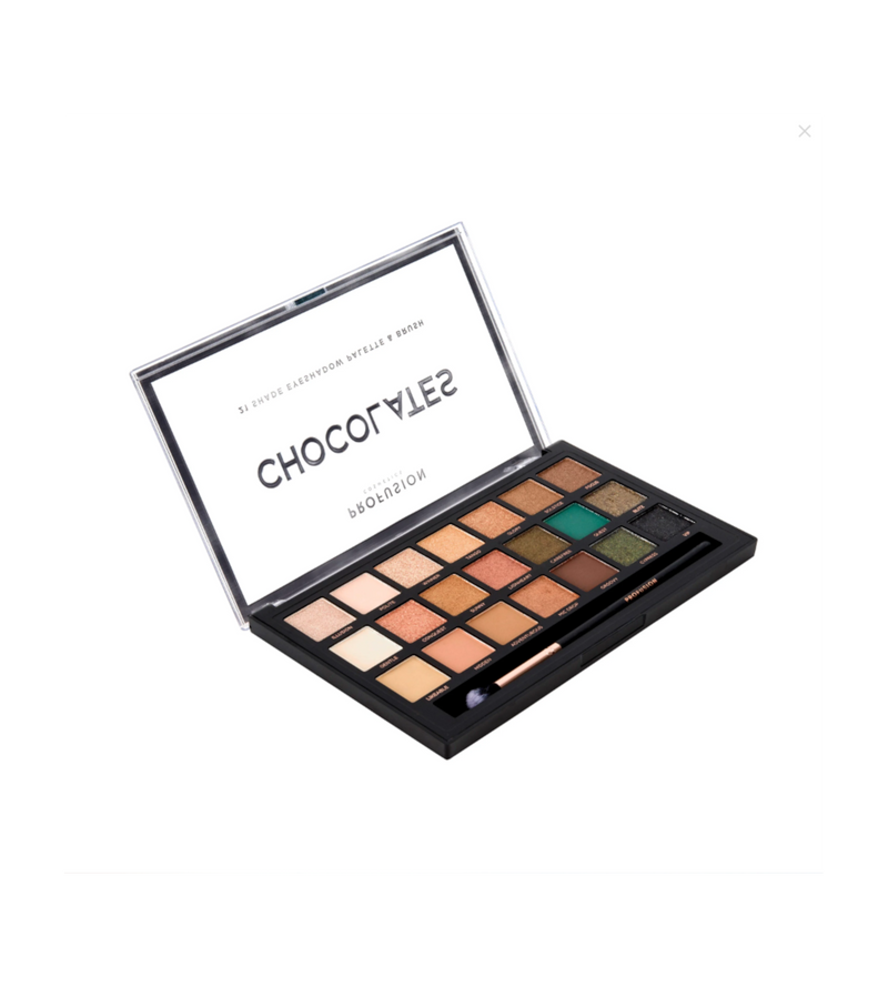 Palete Sombra de Olhos Profusion Pro Artistry Chocolates 21 cores