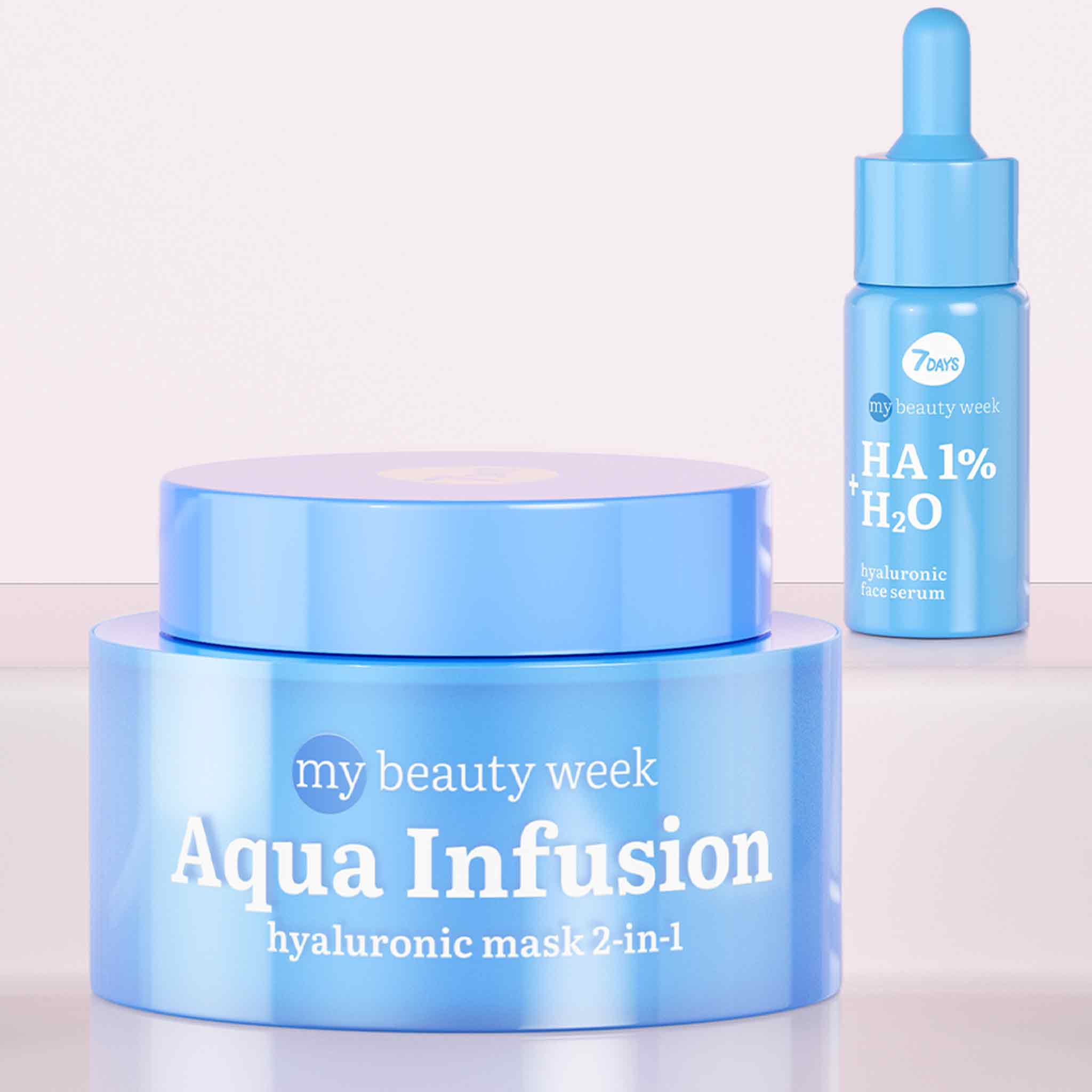Máscara Facial 7DYAS Aqua Infusion Hidratante 2 em 1 50ml