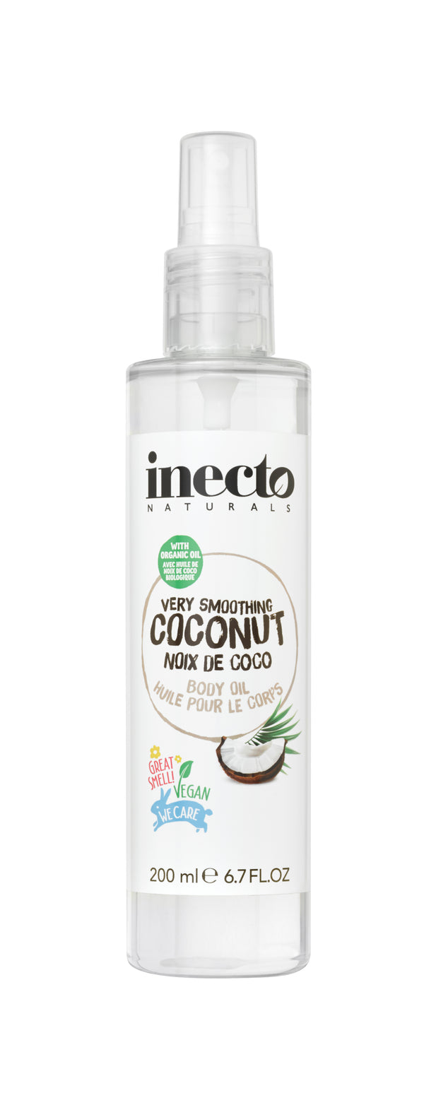 Óleo de corpo Inecto Coco 200ml