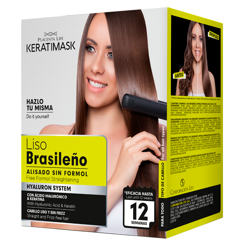Kit Alisamento Brasileiro Keratimask Be Natural 100ml – Hey Beauty