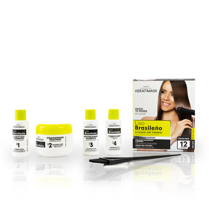 Kit Alisamento Brasileiro Keratimask Be Natural 100ml