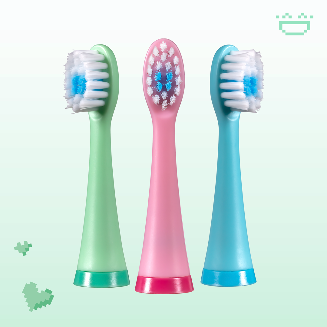 Ootie™ Recargas de Escova de Dentes Jordan – Verde S