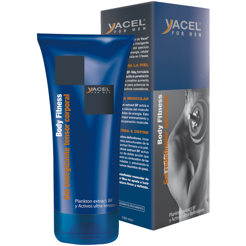 Gel Body Fitness 150ml Yacel For Men