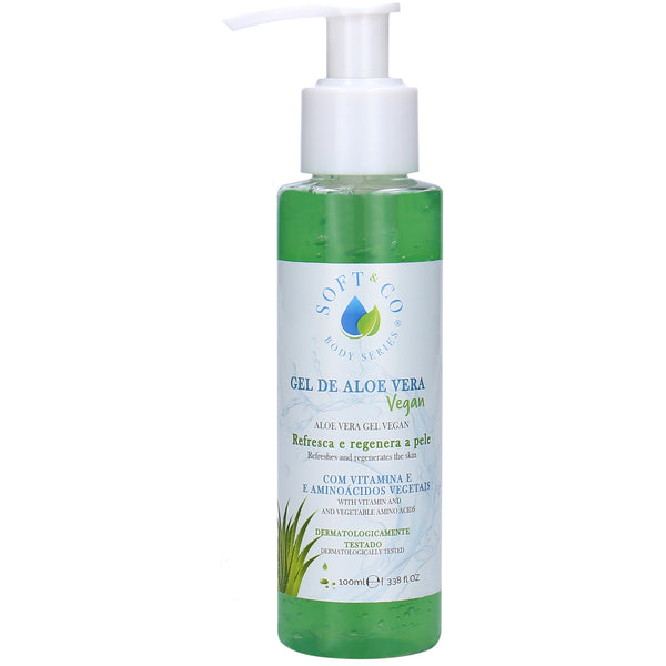 Gel Aloe Vera Soft & Co Refrescante e Hidratante 100ml