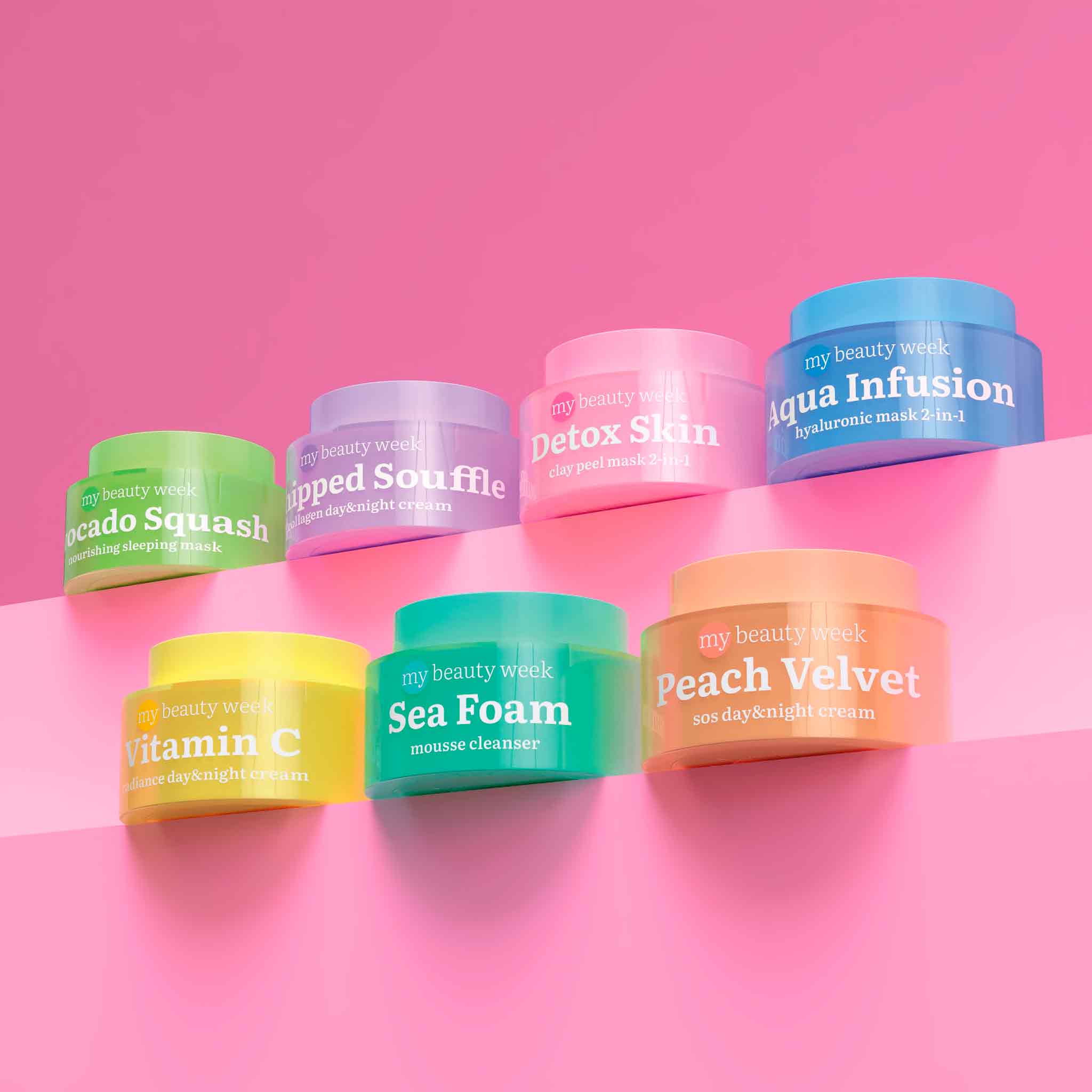 Máscara Facial Creme 7DAYS Whipped Cream Colagénio 50ml