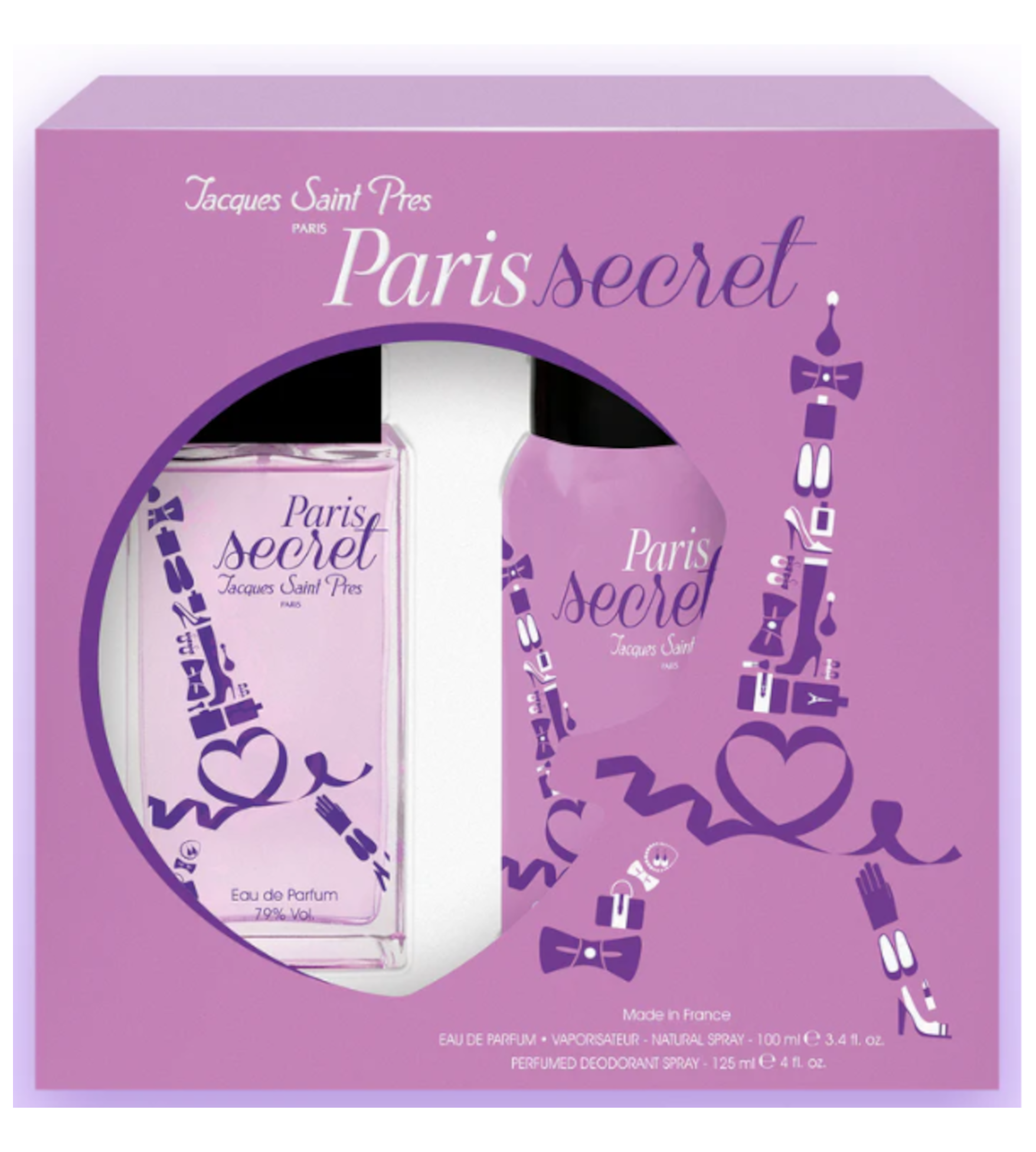 Conjunto UDV Paris Secret EDP 100ml + Deo 125ml