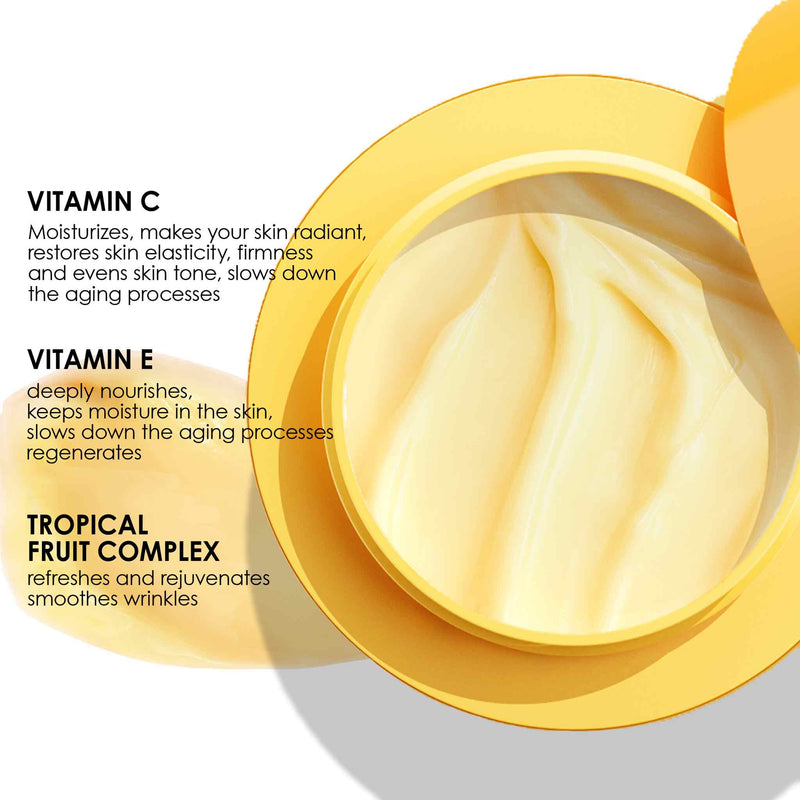 Máscara Facial Creme 7DAYS Vitamin C Iluminador D&N 50ml