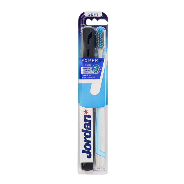 Escova de Dentes Jordan Expert Clean Adulto, Suave