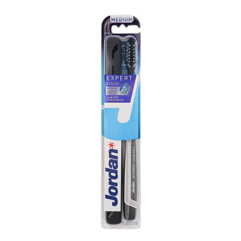 Escova de Dentes Jordan Expert Clean Adulto, Médio