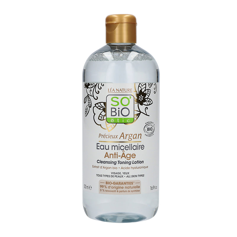 Água Micelar SoBio Argão 500ml