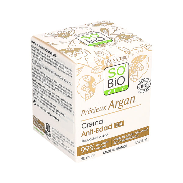 Creme Dia Rosto SoBio Argão 50ml