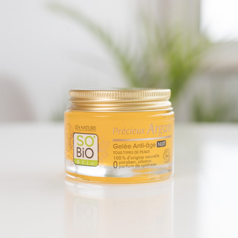 Gel de Noite SoBio Rosto Argão 50ml
