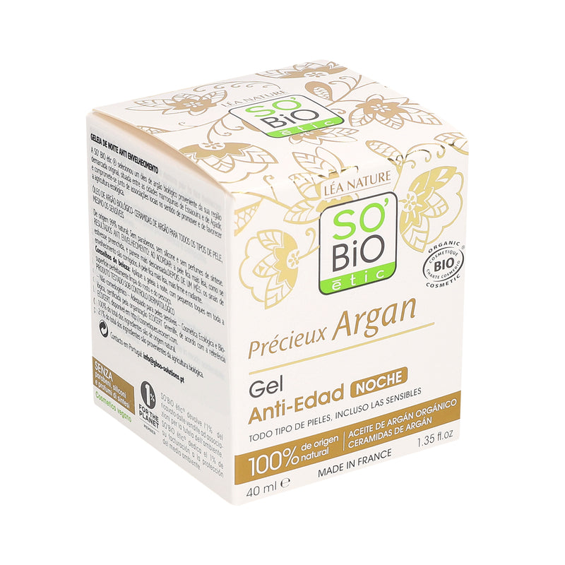 Gel de Noite SoBio Rosto Argão 50ml