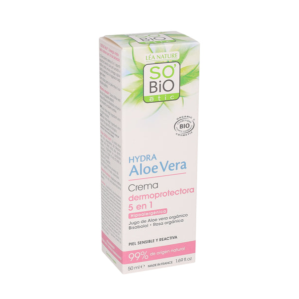 Creme Proteção SoBio Peles Sensiveis Aloe Vera 50ml