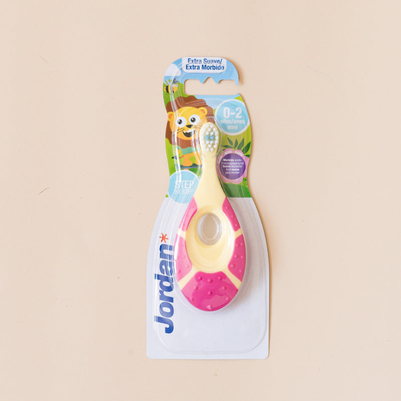 Escova de Dentes Jordan Step 1 Criança, 0-2 anos