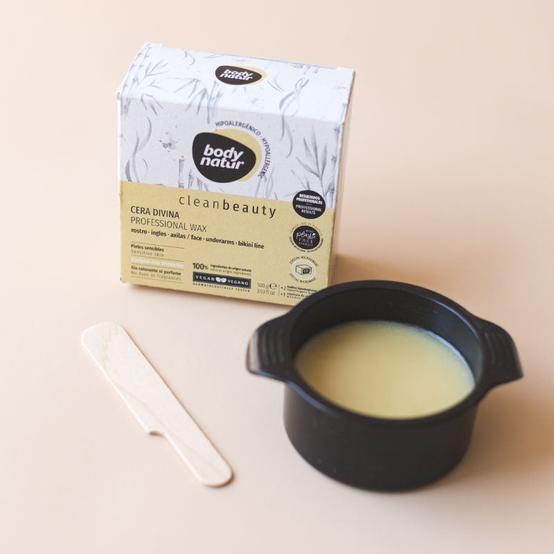 Cera Divina Profissional Body Natur Clean Beauty Hipoalergénica 100g