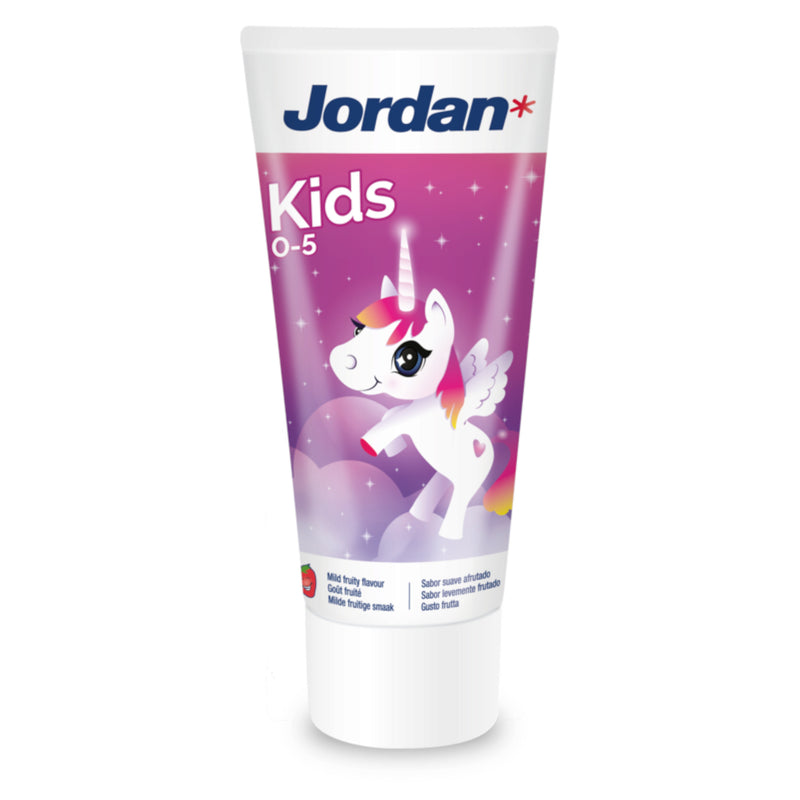 Pasta de Dentes Jordan Infantil 0-5 anos, 50ml